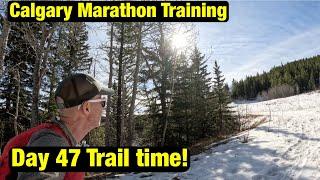 Calgary Marathon Training Vlog || Day 47 Bragg Creek Trails!