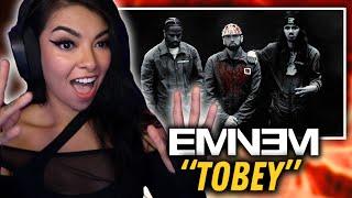 THE METAPHORS!!! | Eminem - Tobey feat. Big Sean & BabyTron (Official Music Video) | REACTION