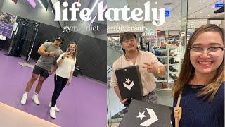 gym life as a PCOS girly + anniversary vlog | Ghia Canlas