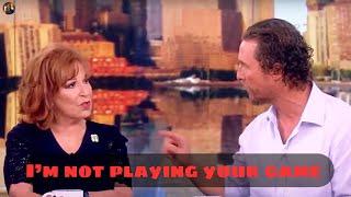 Joy Behar SHUT DOWN By Matthew McConaughey After Asking This ONE Question