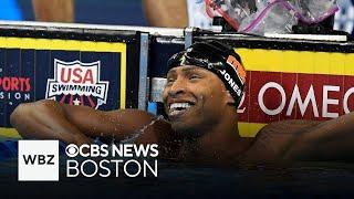 Olympic gold medal-winning swimmer Cullen Jones advocates for water safety