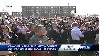 Iowa LGBTQ+ couples marrying before Trump takes office, cite fears about same-sex marriage protec...