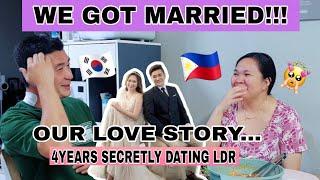 OUR LOVE STORY : MY KOREAN HUSBAND VERSION | 4 YEARS SECRETLY DATING (LDR) | FILIPINA- KOREAN COUPLE