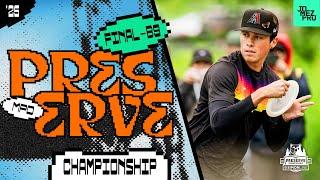 2025 Preserve Championship | MPO FINALB9 | Buhr, Ellis, Schultz, Barela | Jomez Disc Golf