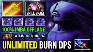 How to Offlane Carry Faceless Void First Item Vanguard 1v5 Burn DPS Time Dilation Radiance Dota 2