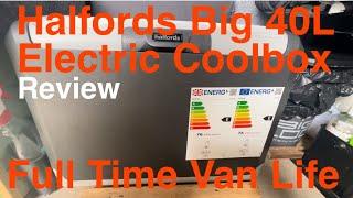 Halfords 40L Electric Coolbox Tested In Hot Weather