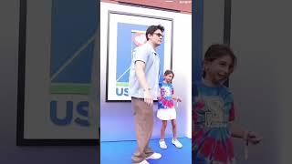 John Mayer and his niece at US Open. Too cute not to share. #johnmayer #guitar #guitarist #usopen