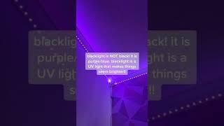 BLACKLIGHT IS NOT BLACK!! diy led light colors