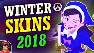 BEST NEW Winter SKIN Ideas! - Overwatch 2018 Winter Wonderland Event Skins