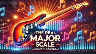 THE REAL MAJOR SCALE - Diagram Included (Answering a Question) #Guitar #Music