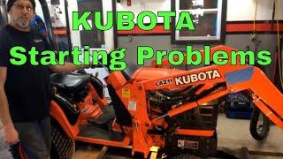 Kubota Starting Problems