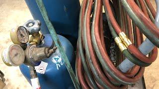 How To Repair A Torch Hose - Splicing A Blown Oxy/Act Hose!