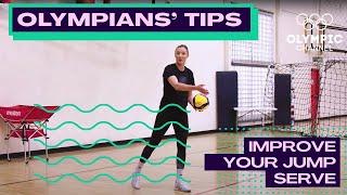 How to Improve your Jump Serve ft. Jordan Larson | Olympians' Tips