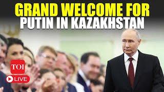 LIVE | Putin Gets Grand Welcome In Kazakh Capital Astana; Fighter Jets, Soldiers In Action