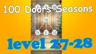 100 Doors Seasons Walkthrough,100 дверей сезоны прохождение level-27-28