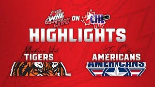 Medicine Hat Tigers at Tri-City Americans 1/25 | WHL Highlights 2024-25