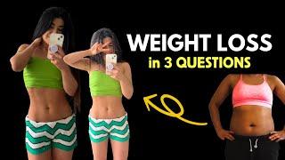 Lose weight and keep it OFF with these 3 questions | Journalling Prompts for Weight Loss