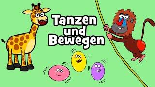   Kinderlied Tanzen und Bewegen | Kinder Tanz- & Bewegungslieder - Hurra Kinderlieder Kinderdisco