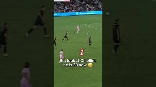 Chiellini reaction to Messi pass #shorts #mls