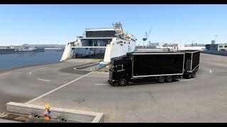 Scania tandem with Slav Jerry's DC16 2 tone exhaust LOUD! Gijon to Swansea - Euro Truck Simulator 2