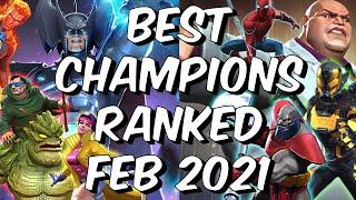 Best Champions Ranked February 2021 - Seatin's Tier List - Marvel Contest of Champions