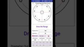 Apps | Flange making polar array pattern save as jpg and dxf file