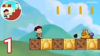 Super Bean Adventure : Run Game - Gameplay Part 1 Tutorial Adventure