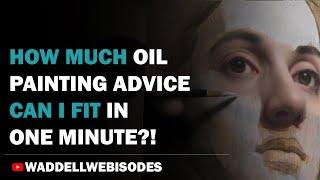 How to Paint a Face in Oil Paint (in ONE MINUTE?!)