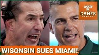 BOMBSHELL: Wisconsin SUES Miami Over Xavier Lucas Transfer | Big Ten BACKS Lawsuit
