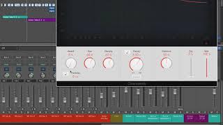 Setting the Decay, & Pre Delay Time in Logic's ChromaVerb