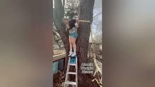 NUEVO IG + calzon chino en un arbol (Wedgie)
