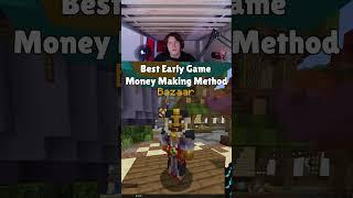 The BEST Early Game Money Method!!! #hypixelskyblockmoneymakingmethod #gaming #minecraft #Emehe