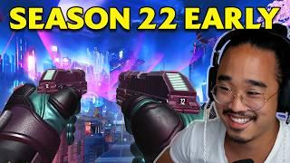 I PLAYED SEASON 22 EARLY!! (Apex Legends)