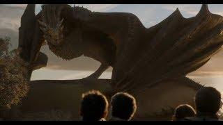 GOT S7E5 DRACARYS RANDYLL & DICKON TARLY BURNED