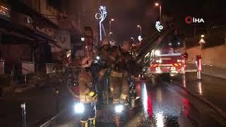 İş merkezinde korkutan yangın!