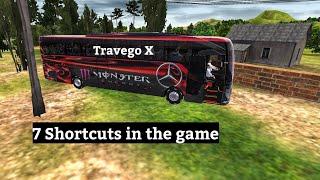  Seven Shortcuts in The Game  Bus Simulator Ultimate! Monster Energy with Travego X