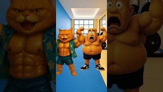 Buff Mode Activated #cat #catlovers #cutecat #trendingshortfeed #viral