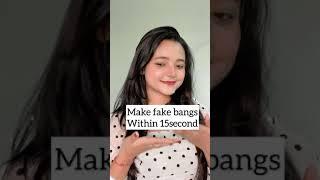 Fake bangs ️️ ~tutorial by Sumedha