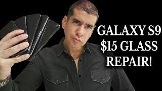 Samsung Galaxy S9 Screen Replacement $15 *Glass Only* | How to Repair Cracked Phone