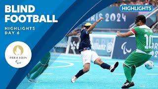 ️ Blind Football Highlights | Day 6 | Paris 2024 Paralympic Games