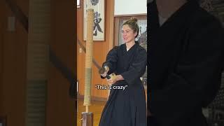 Samurai Sword Lesson in Japan #sword #japan #travel #samurai