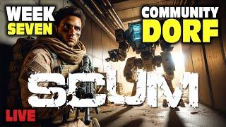 LIVE  Community Dorf Week SEVEN - Part 2 | Wir gehen zur IRRENANSTALT & in den BUNKER bei D4 | Scum