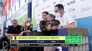 AWC22 - Jacopo Campoli & Matilde Caputo - Pairs: Long Program Junior & Senior (20.05.2022)