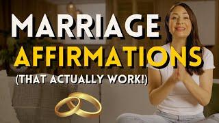 MARRIAGE AFFIRMATIONS to get Married this Year