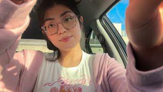 Lofi Car Asmr 🩷 (Soft Spoken) Hand Sounds/ Movements, Wheel Gripping, Tapping +