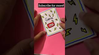 Easy paper game| comment down what you got| paper craft game  #shorts #papergames #papercraft #art