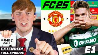 Angry Ginge REBUILDS Man Utd ! (FULL CUT) EA FC 25 Career Mode (Ep 1)