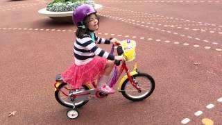 Martha's 5th birthday bike - first ride