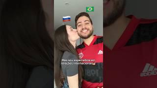 ️ #brasil #russia #casal #amor #relacoesinternacionais #brasileiro #russa