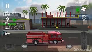 fire engine simulator: racing to 6 fires/ by skisosoft Android gameplay